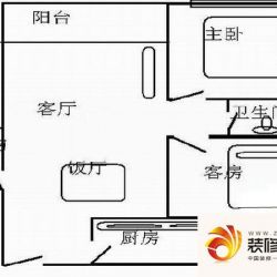 历德雅舍户型图3室2厅户型图 3室 ...