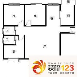 静鼎安邦府邸 3室 户型图 ...