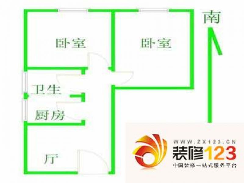 上海 康定大楼 户型图