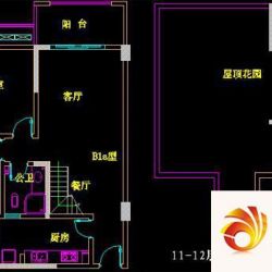 蜀青怡和茗居户型图