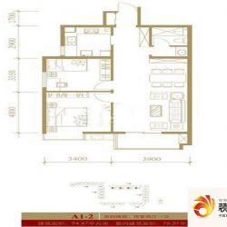 中信城A1-2户型户型图