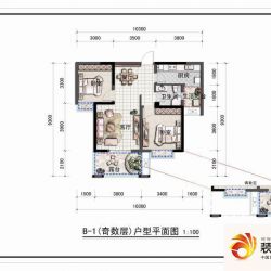 四季豪庭户型图B1 