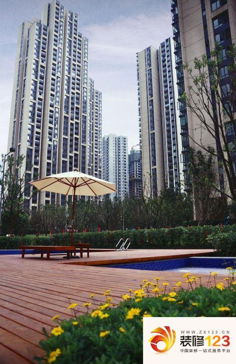 东原d7区实景图小区实景(2012.8) .