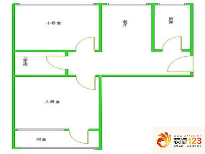 中信城B4户型户型图