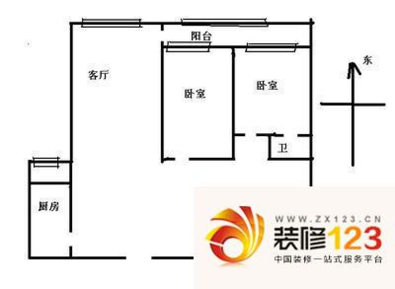 装修网 北京装修网 北京小区 荣宁园 荣宁园户型图荣园a户型 3室2厅1