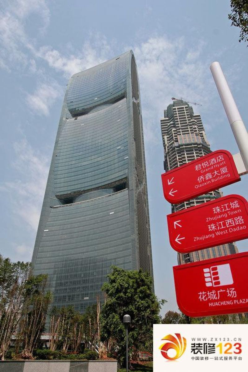 珠江城实景图