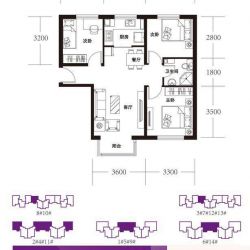 中国铁建梧桐苑户型图