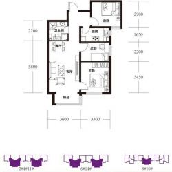 中国铁建梧桐苑户型图