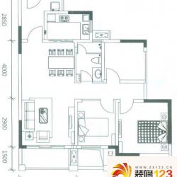 隆鑫九熙三期熙客公馆户型图