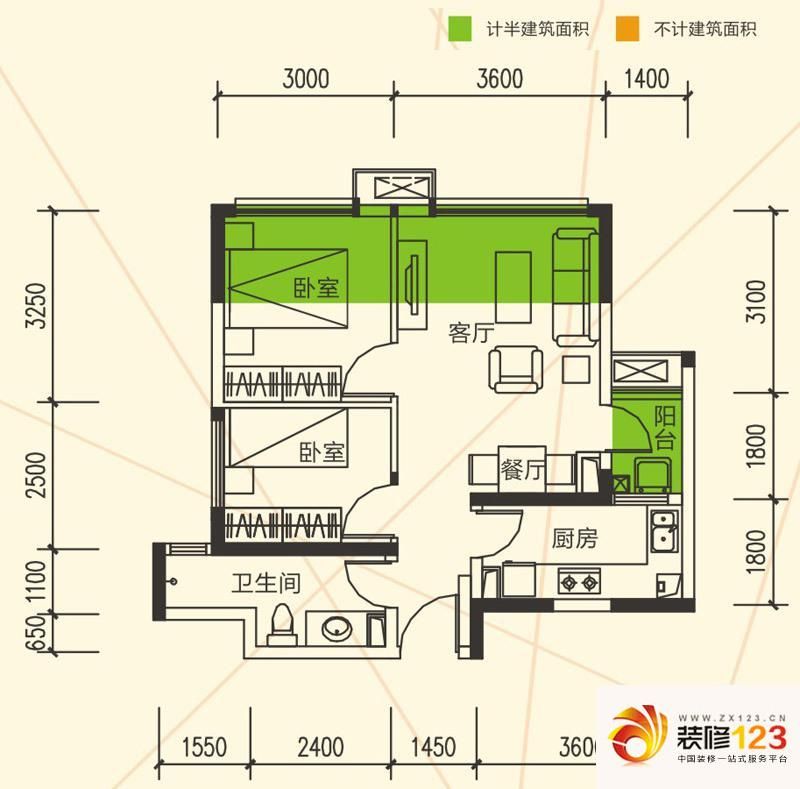 朗诗绿色街区户型图片