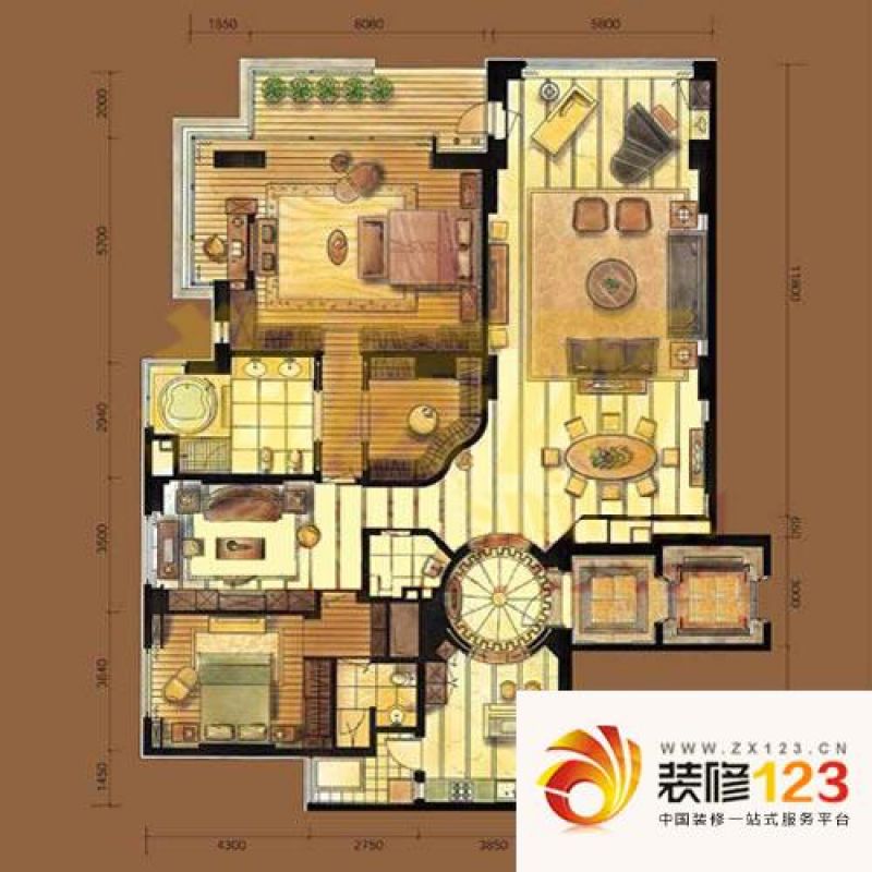 北京naga上院naga上院c06户型户型图图片大全-我的小区-北京装信通网