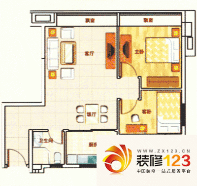 珠江南景园户型图