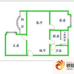 海珠信步闲庭户型图2室2厅户型图 ...