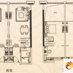 邦泰国际公寓户型图