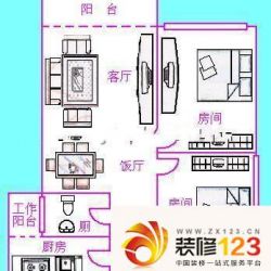 海珠信步闲庭户型图2室2厅户型图 ...