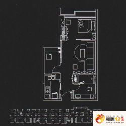 纵横国际公寓户型图smart house  ...