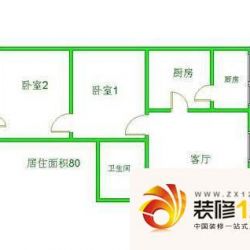 阜成门外大街户型图户型图 2室1 ...