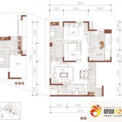 华侨城纯水岸三期户型图