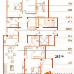 金宸公寓 0室 户型图