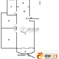 金宸公寓 0室 户型图