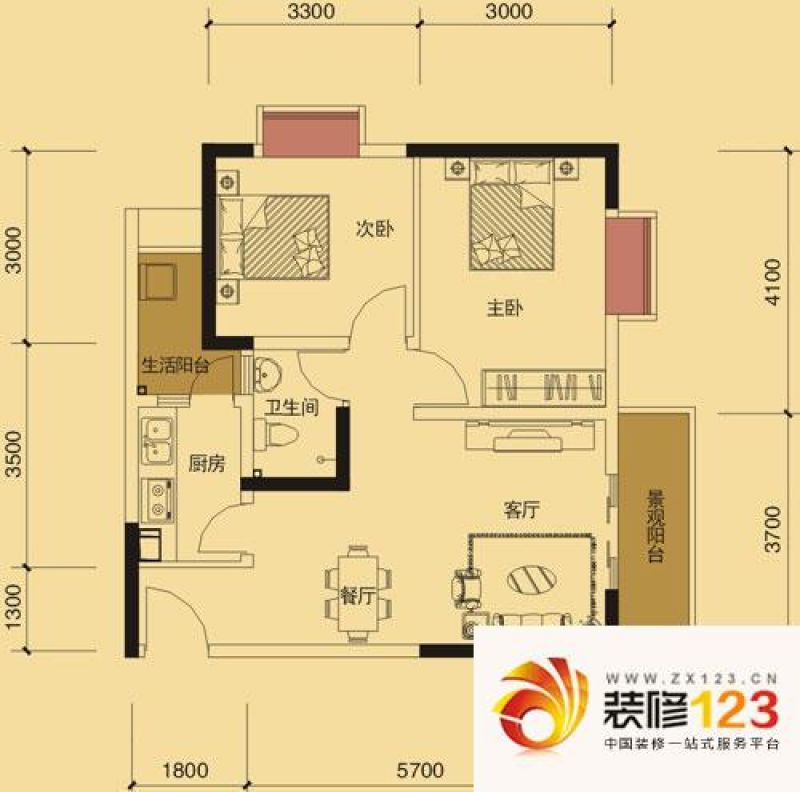 和泓南山道户型图15号楼9,10号.