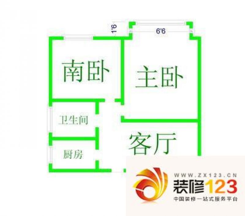 上海 江桥二村一街坊 户型图.