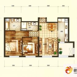 天润香墅湾1号户型图A户型图 2 ...