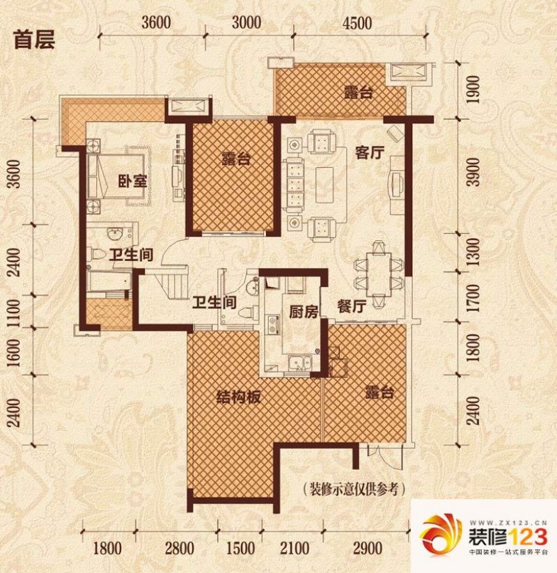 成都保利心语保利心语花园a1户型户型图.