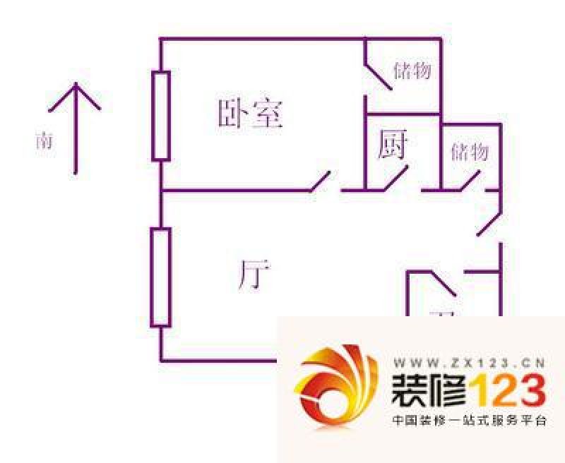 新世界太华公寓户型图一居 1室1 ...