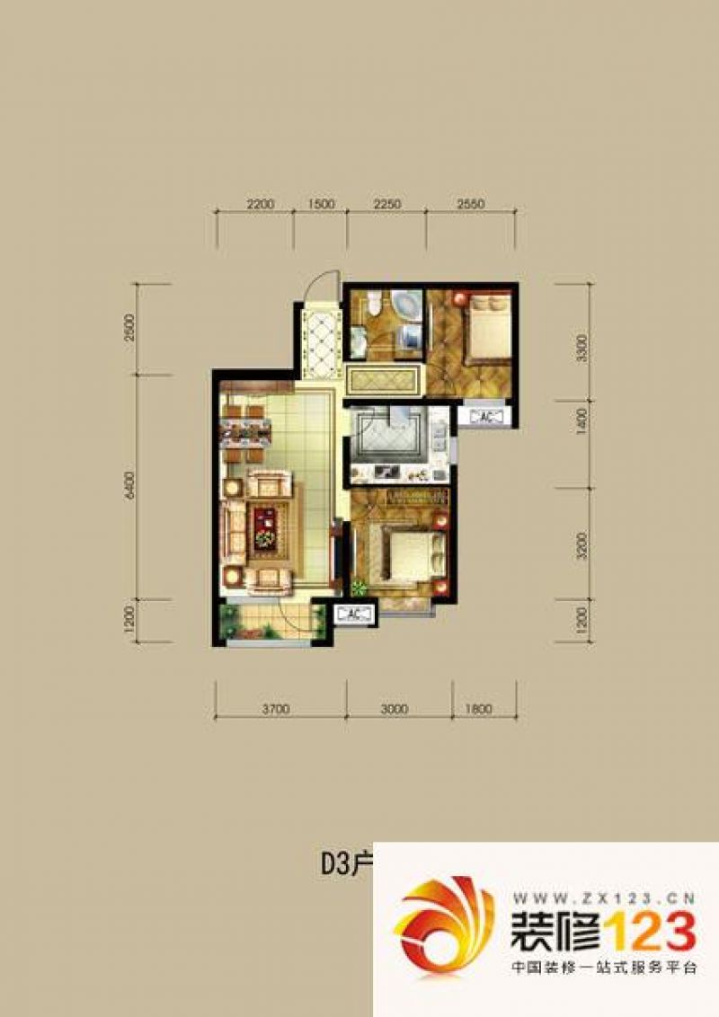 潮白河孔雀城英國宮六期d3戶型圖 .