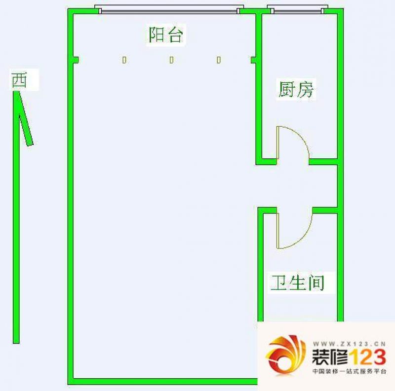 新世界太华公寓户型图户型图 1室 ...