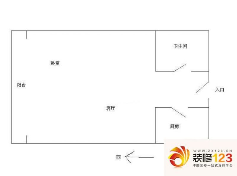 新世界太华公寓户型图户型图 1室 ...