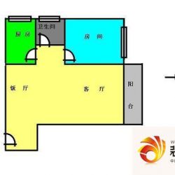 万兴苑户型图1室2厅户型图 1室2 ...