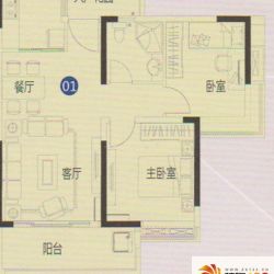 中国铁建荔湾国际城户型图7栋2单 ...