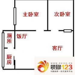 东鹏花园户型图2室2厅户型图 2室 ...