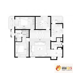 银亿徐汇酩悦户型图A1户型图 3室 ...