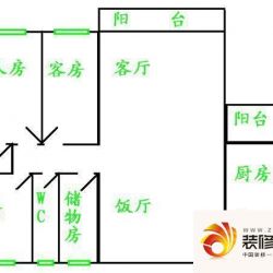 芳村大道西小区户型图4室2厅户型 ...