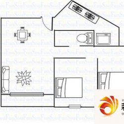 保利香槟花园户型图2室2厅户型图 ...