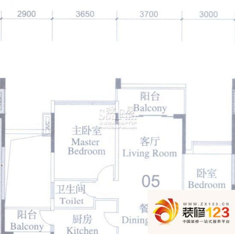 廣州中海花城灣中海花城灣戶型圖a2棟6-23層平面 .