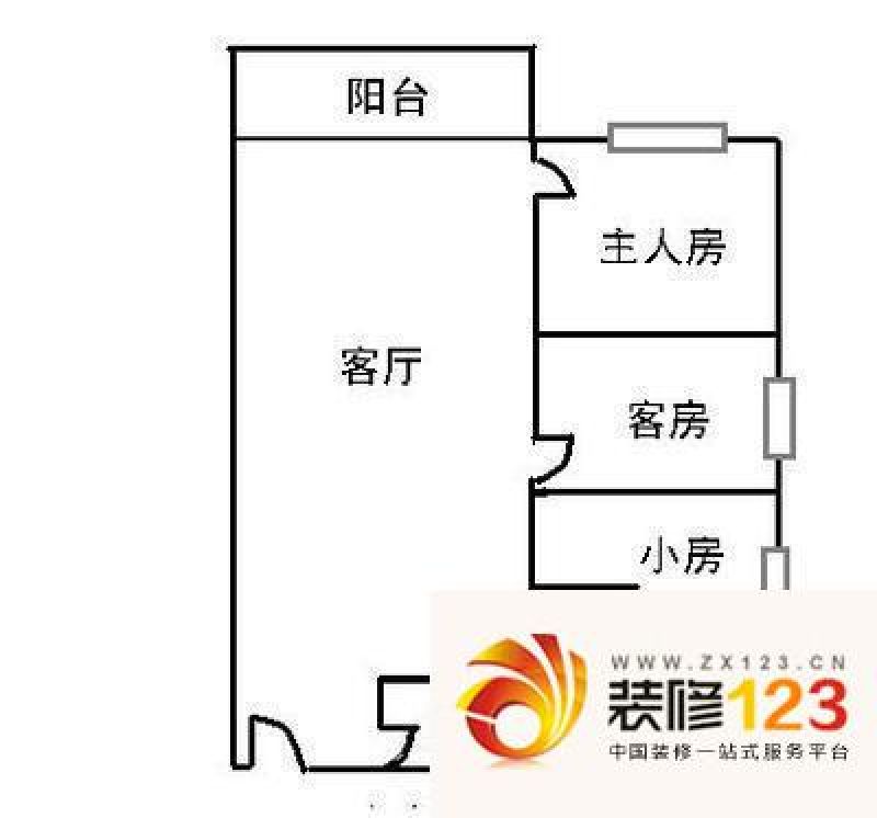 广州金碧华府金碧华府户型图3室2厅户型图 3室 .