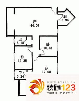 淡水公寓户型图