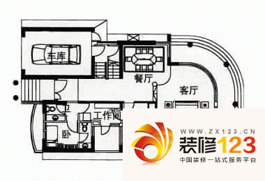 上海 海天花園(疊翠別墅) 戶型圖 .