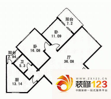 淡水公寓户型图