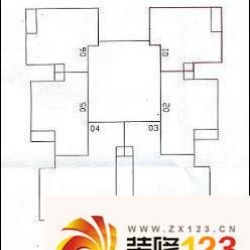 富源公寓 2室 户型图