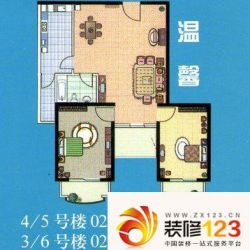 大同花园 3室 户型图