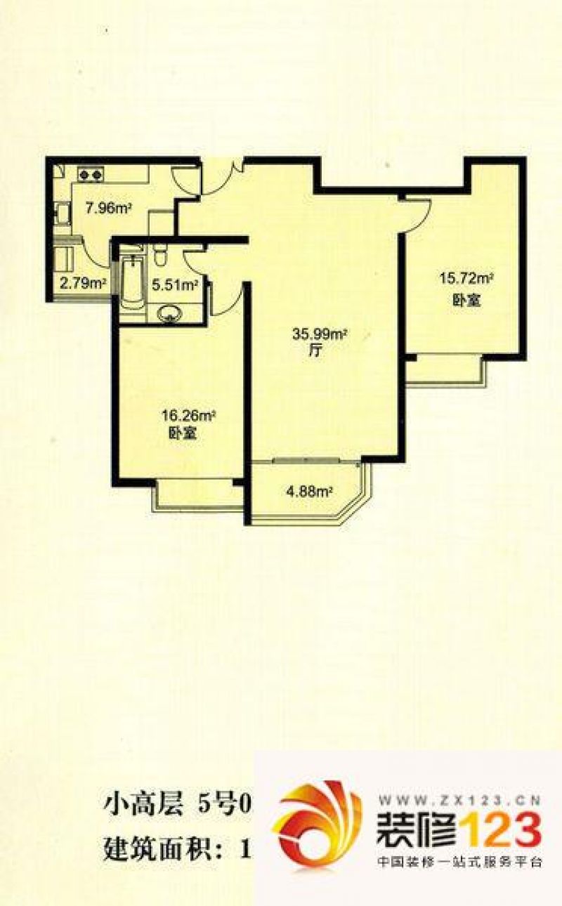 永业公寓 0室 户型图