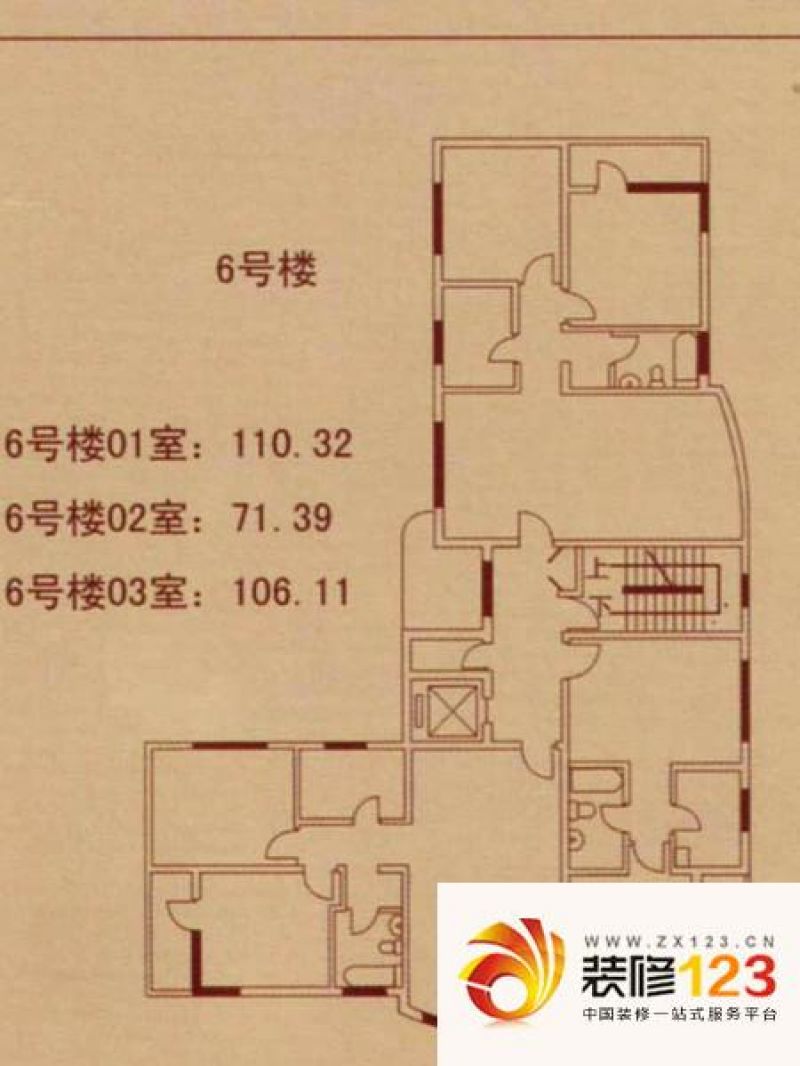 上海瑞景公寓瑞景公寓d户型户型图图片大全-我的小区-上海装信通网