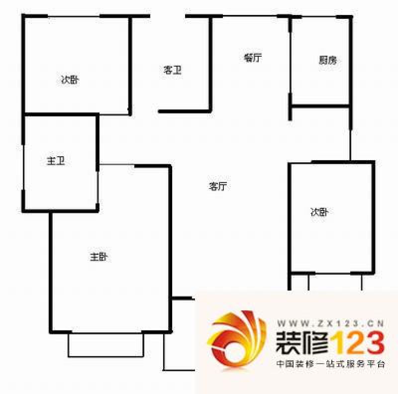 上海 绿海家园 户型图