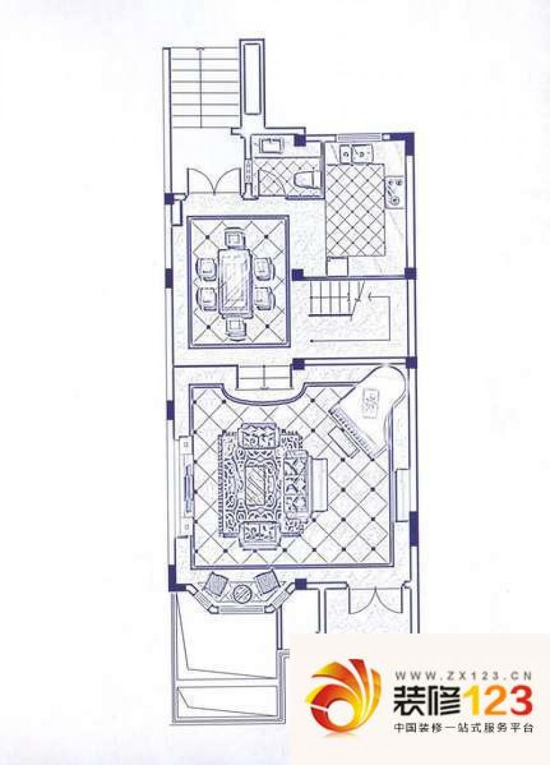 長泰東郊御園b2戶型戶型圖 .