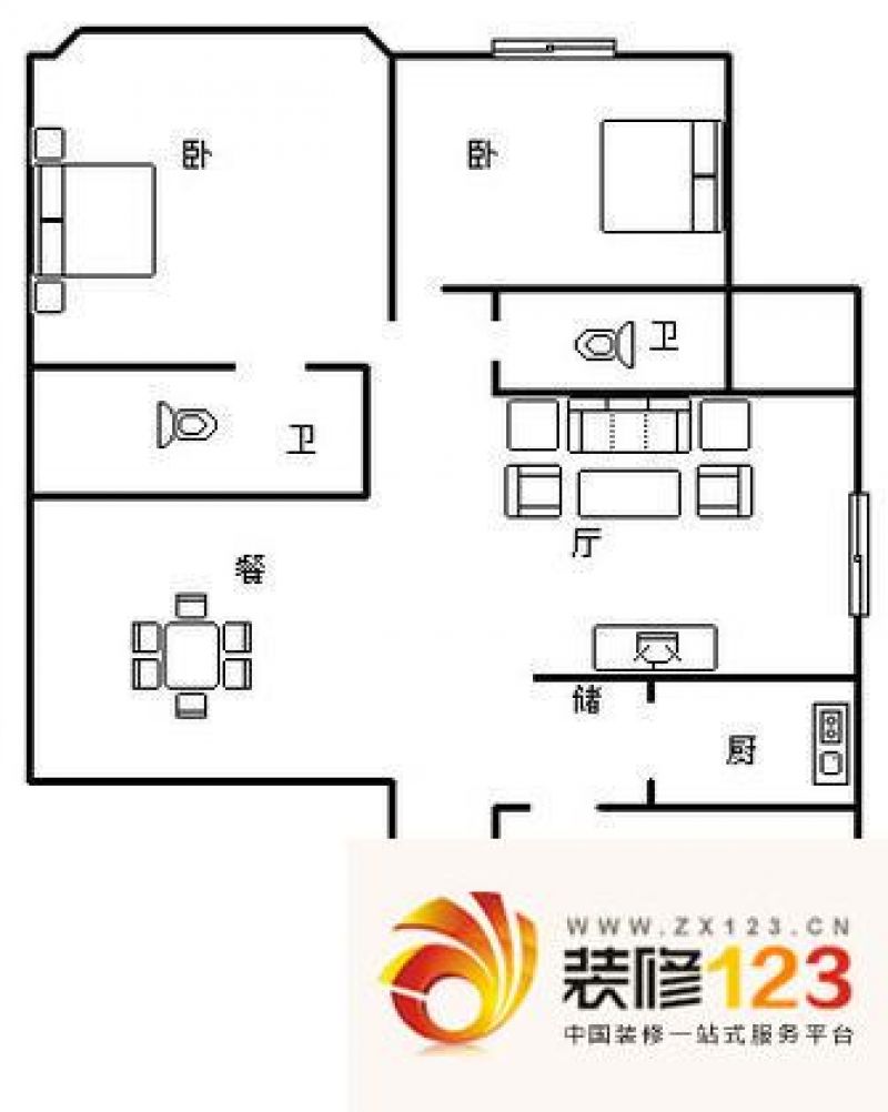 上海 君怡公寓 户型图